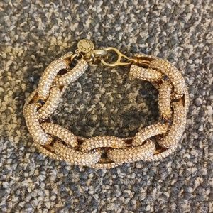 J. Crew Pave Link statement bracelet